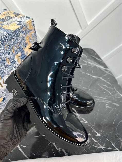 dior rebelle army boots